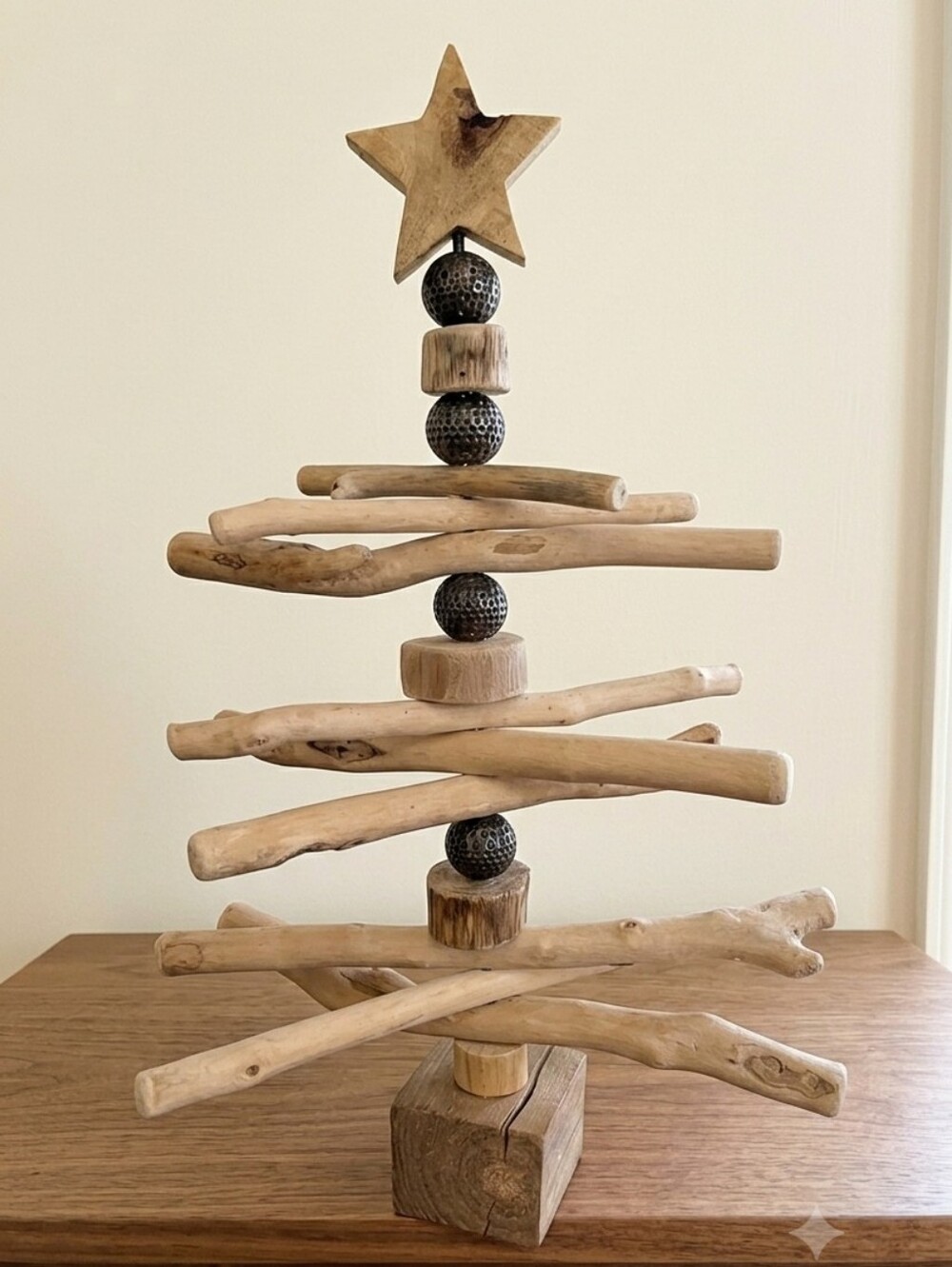 Handcrafted Driftwood Christmas Tree | Modern Organic & Coastal Holiday Decor |
